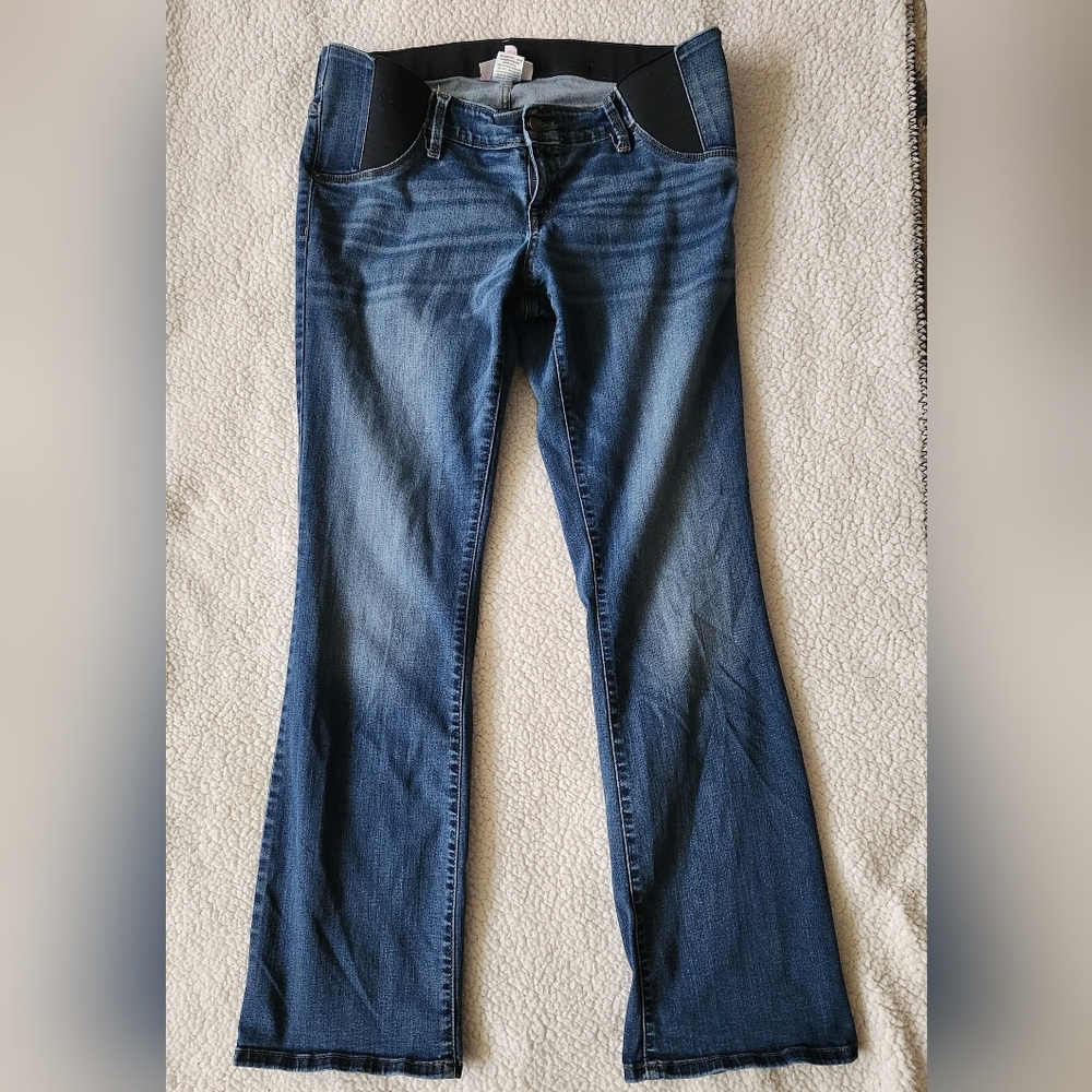 Isabel under belly bootcut maternity jeans